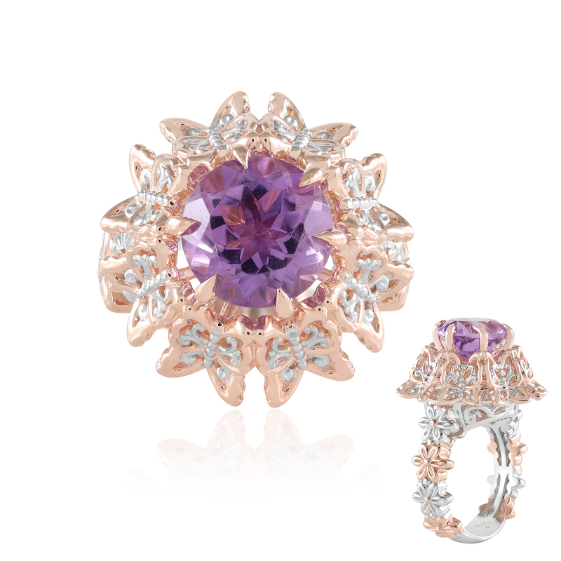 Lavendel-Amethyst-Silberring (Gems en Vogue) Unkategorisiert online kaufen