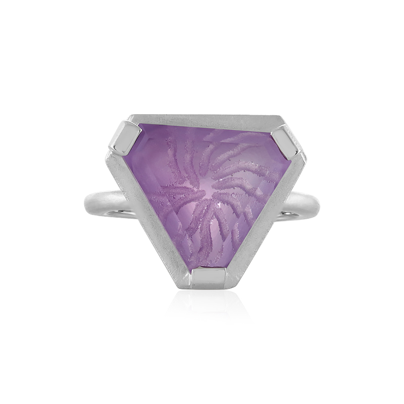 Lavendel-Amethyst-Silberring (MONOSONO COLLECTION) Unkategorisiert online kaufen