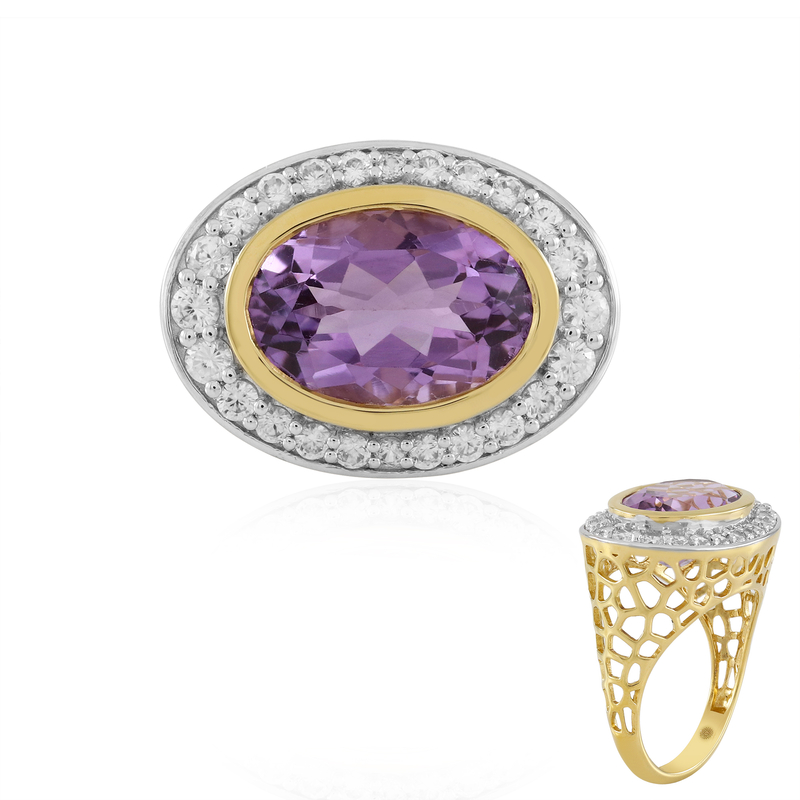 Lavendel-Amethyst-Silberring (Ornaments by de Melo) Unkategorisiert online kaufen