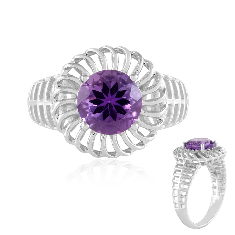 Lavendel-Amethyst-Silberring (Ornaments by de Melo) Unkategorisiert online kaufen
