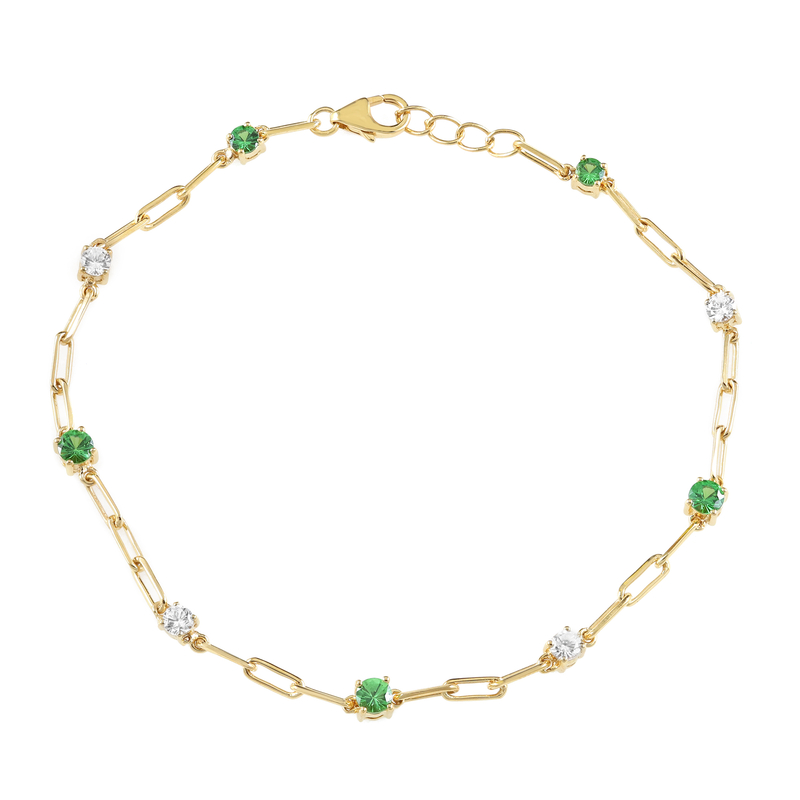 Lemshuku-Tsavorit-Silberarmband Unkategorisiert online kaufen