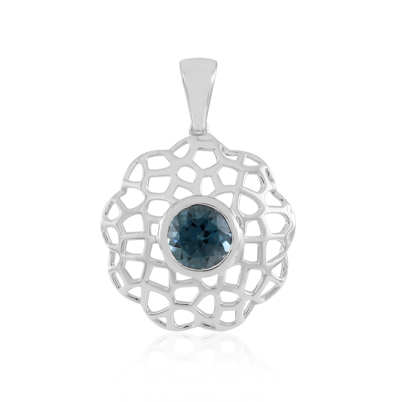 Londonblauer Topas-Silberanhänger (Ornaments by de Melo) Unkategorisiert online kaufen