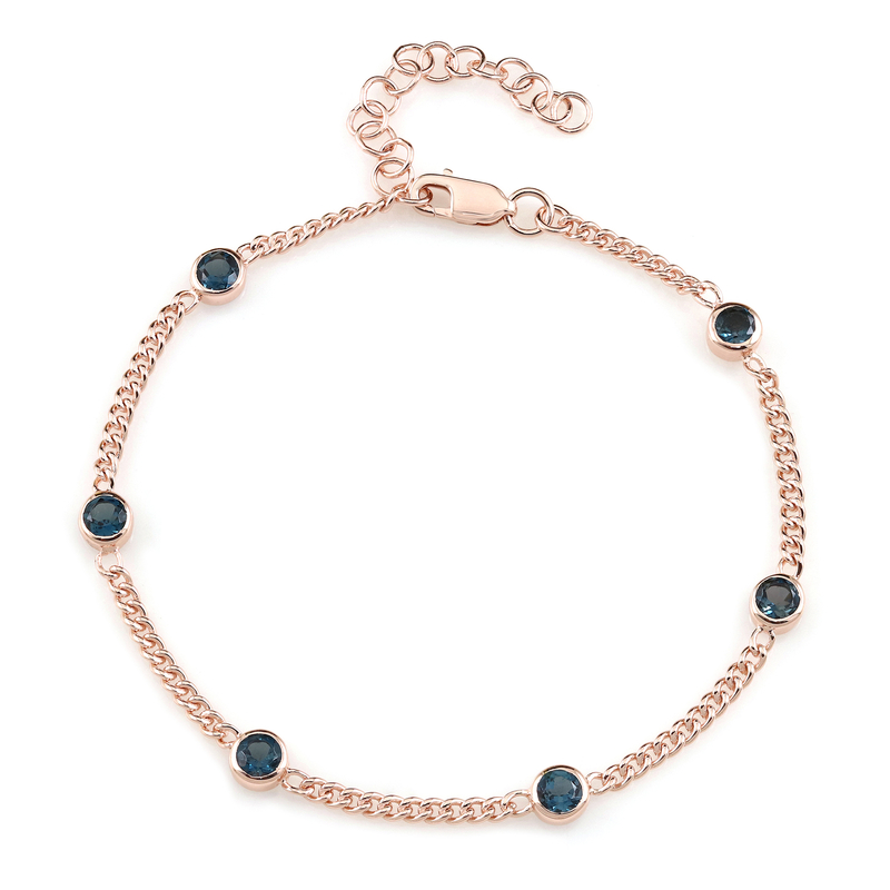 Londonblauer Topas-Silberarmband (Adela Silber) Unkategorisiert online kaufen Londonblauer Topas-Silberarmband (Adela Silber) Unkategorisiert online kaufen