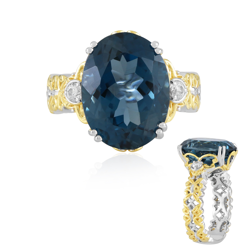 Londonblauer Topas-Silberring (Gems en Vogue) Unkategorisiert online kaufen Londonblauer Topas-Silberring (Gems en Vogue) Unkategorisiert online kaufen