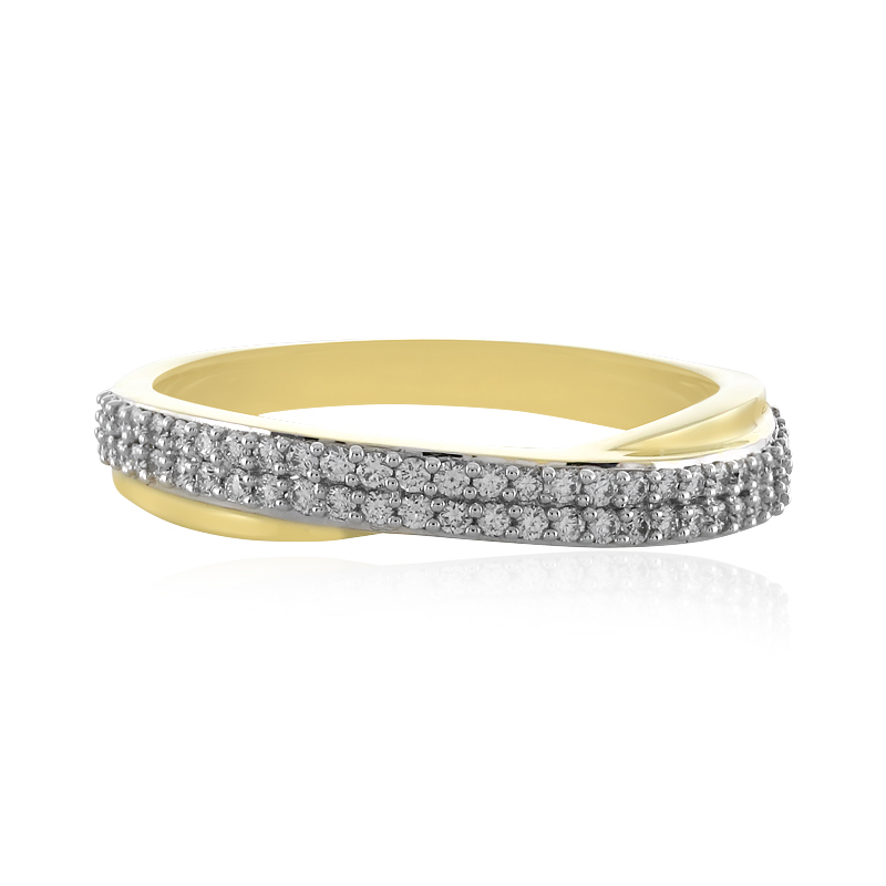 Lupenreiner (F) Brillant-Goldring (LUCENT DIAMONDS) Unkategorisiert online kaufen