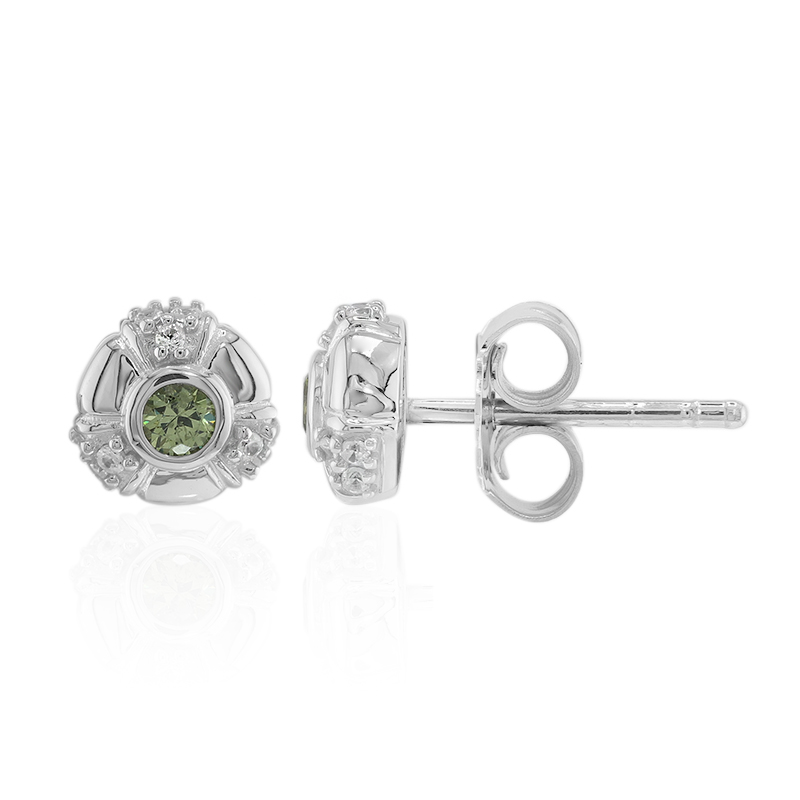 Madagaskar-Demantoid-Silberohrringe (John Ferry) Unkategorisiert online kaufen
