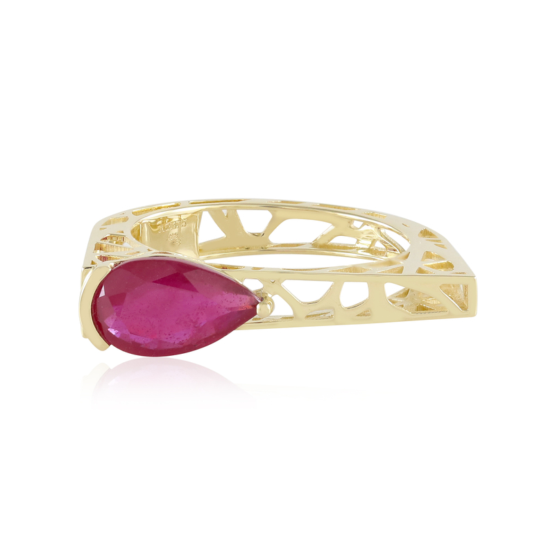 Madagaskar-Rubin-Goldring (Ornaments by de Melo) Unkategorisiert online kaufen Madagaskar-Rubin-Goldring (Ornaments by de Melo) Unkategorisiert online kaufen