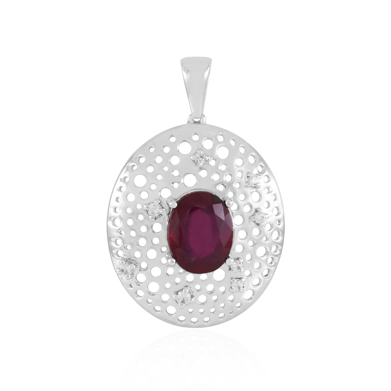 Madagaskar-Rubin-Silberanhänger (Ornaments by de Melo) Unkategorisiert online kaufen Madagaskar-Rubin-Silberanhänger (Ornaments by de Melo) Unkategorisiert online kaufen