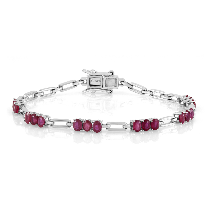 Madagaskar-Rubin-Silberarmband Unkategorisiert online kaufen