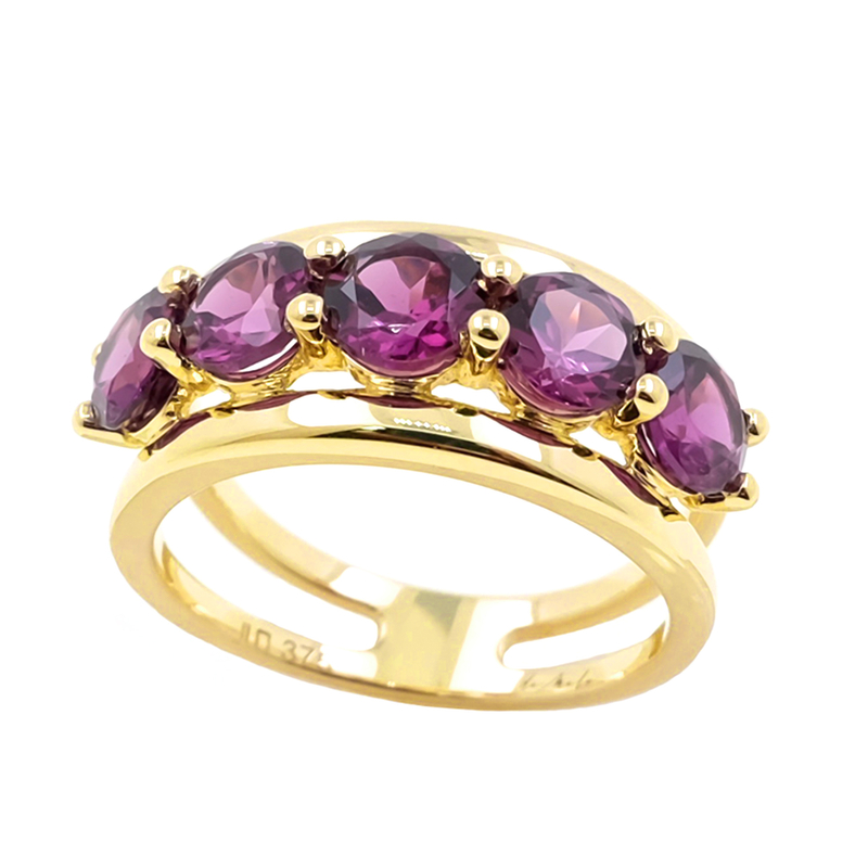 Magenta-Granat-Goldring (de Melo) Unkategorisiert online kaufen