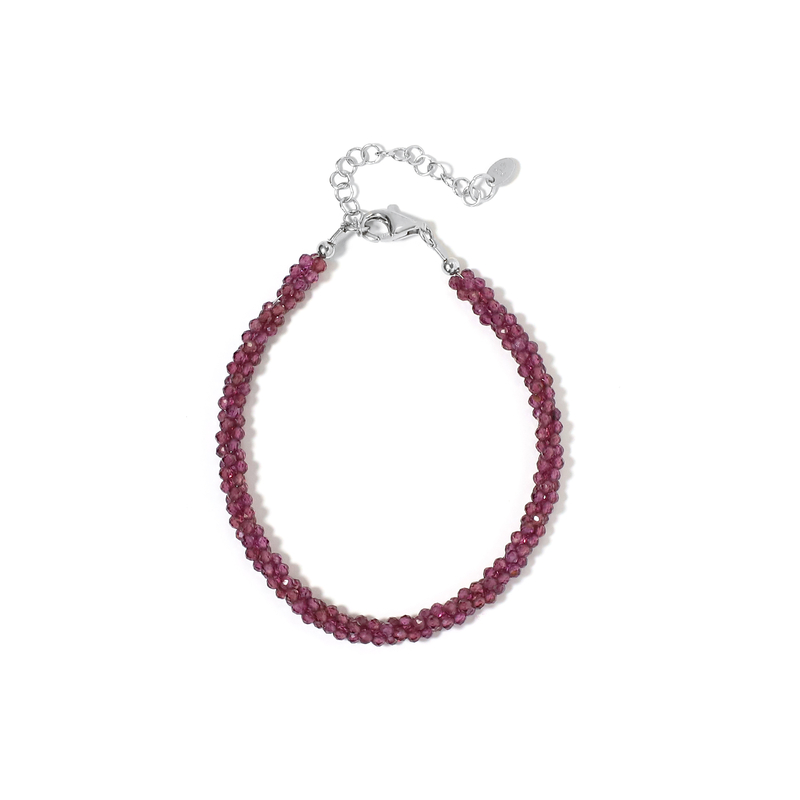 Magenta-Granat-Silberarmband Unkategorisiert online kaufen