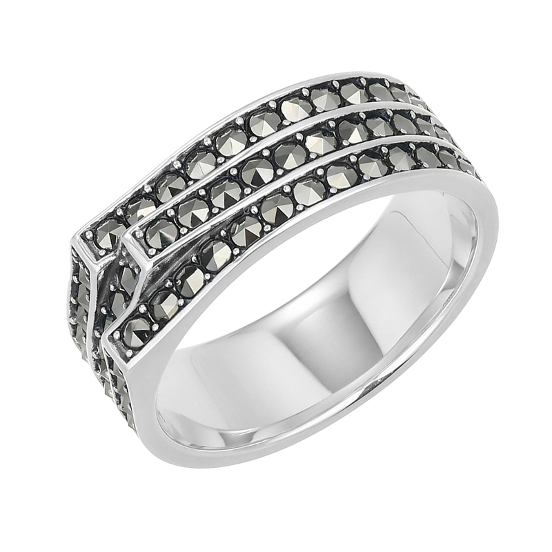 Markasit-Silberring (MONOSONO COLLECTION) Unkategorisiert online kaufen