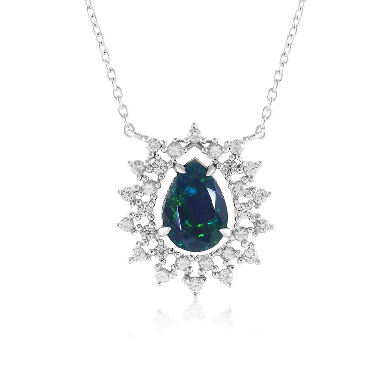 Mezezo-Opal-Silbercollier (MONOSONO COLLECTION) Unkategorisiert online kaufen