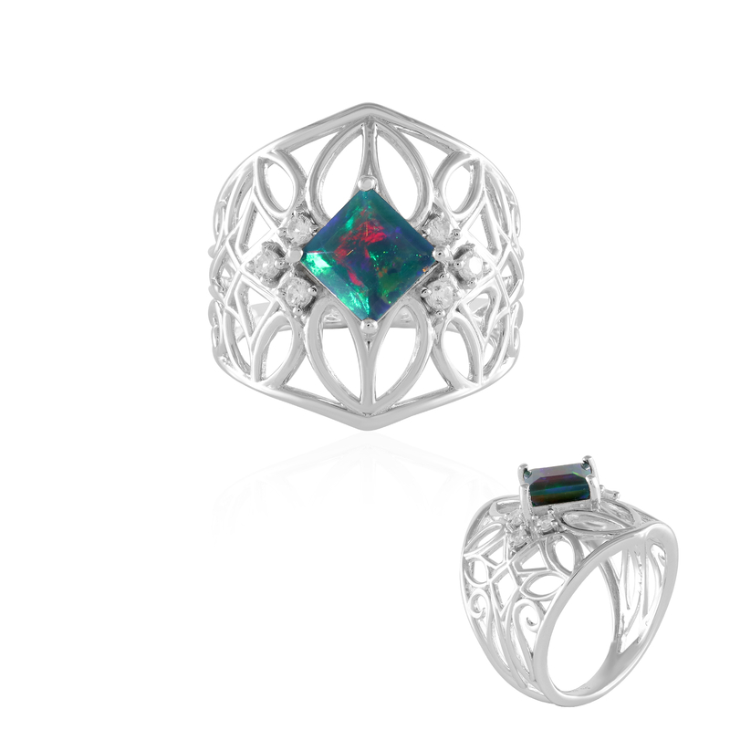 Mezezo-Opal-Silberring (de Melo Essence) Unkategorisiert online kaufen