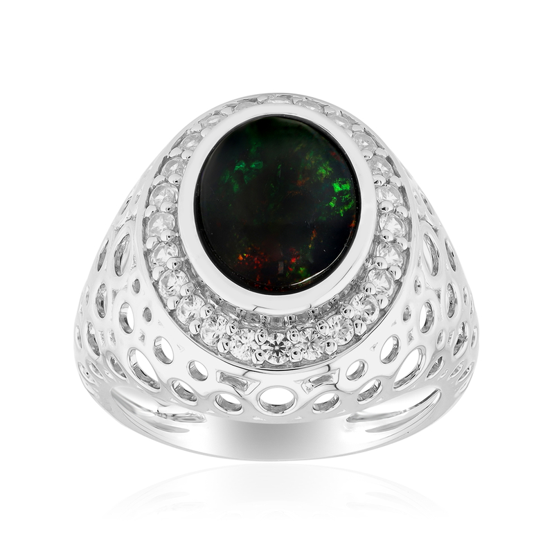Mezezo-Opal-Silberring (MONOSONO COLLECTION) Unkategorisiert online kaufen