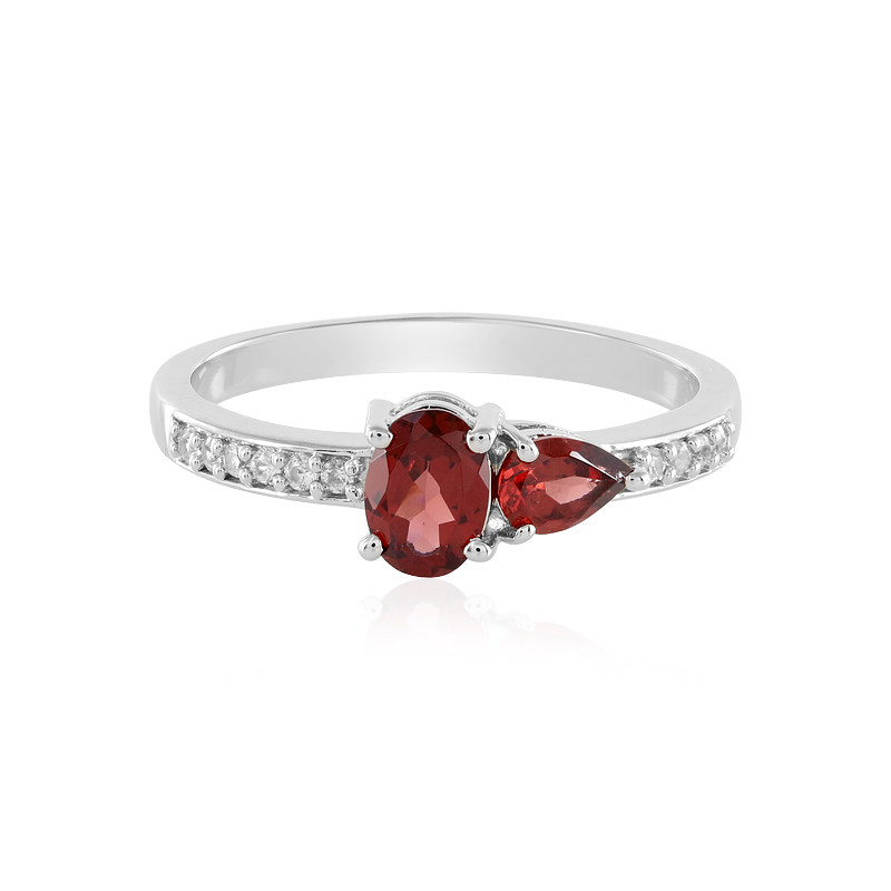 Mosambik-Granat-Silberring Unkategorisiert online kaufen