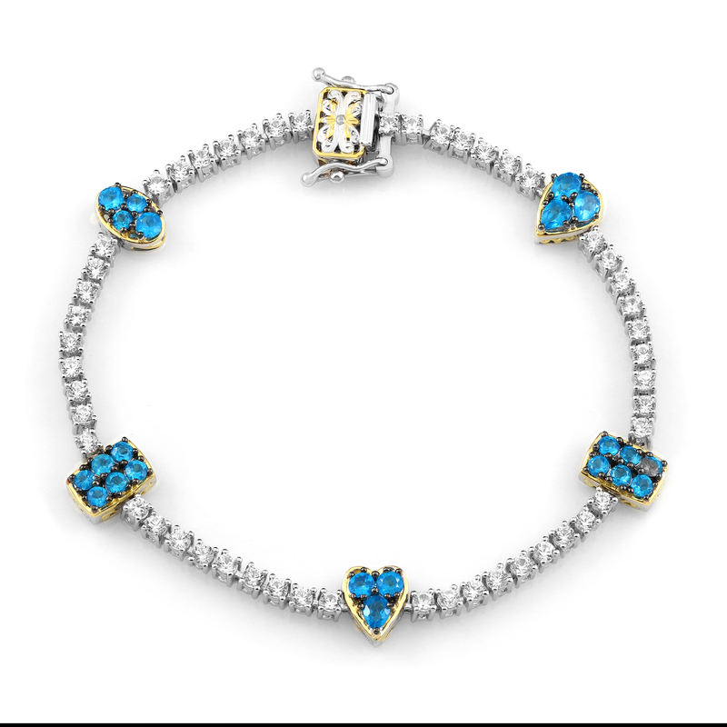 Neonblauer Apatit-Silberarmband (Gems en Vogue) Unkategorisiert online kaufen Neonblauer Apatit-Silberarmband (Gems en Vogue) Unkategorisiert online kaufen