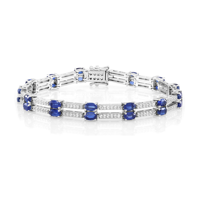 Nepalesischer Kyanit-Silberarmband Unkategorisiert online kaufen