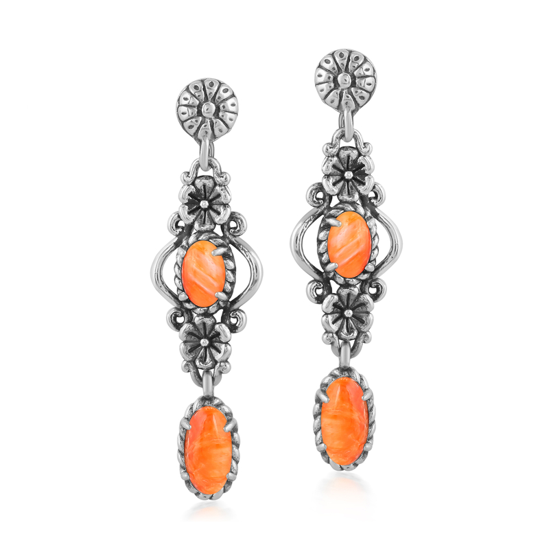 Orange Stachelauster-Silberohrringe (Desert Chic) Unkategorisiert online kaufen Orange Stachelauster-Silberohrringe (Desert Chic) Unkategorisiert online kaufen
