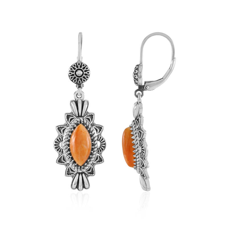 Orange Stachelauster-Silberohrringe (Desert Chic) Unkategorisiert online kaufen Orange Stachelauster-Silberohrringe (Desert Chic) Unkategorisiert online kaufen