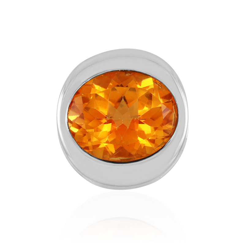 Orangen-Topas-Silberanhänger (MONOSONO COLLECTION) Unkategorisiert online kaufen