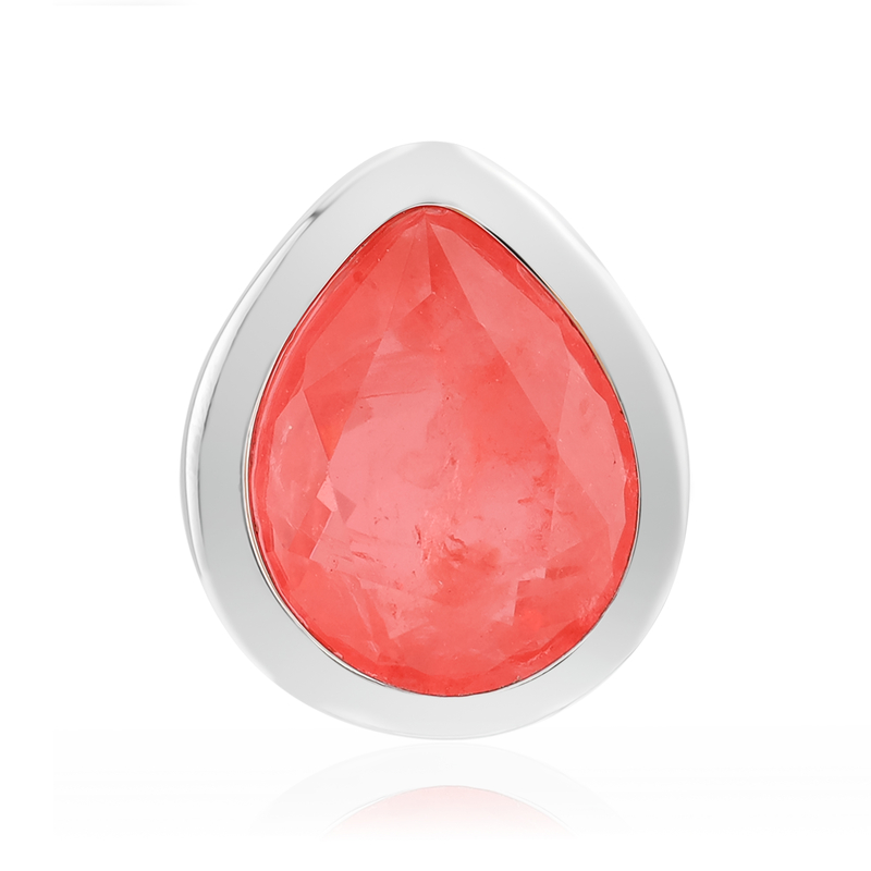 Oranger Pastell-Quarz-Silberanhänger (MONOSONO COLLECTION) Unkategorisiert online kaufen
