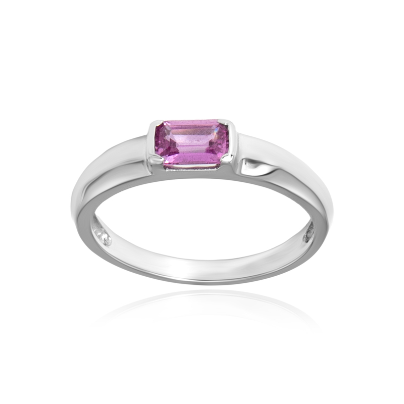 Padparadscha-Saphir-Goldring (CUSTODANA) Unkategorisiert online kaufen