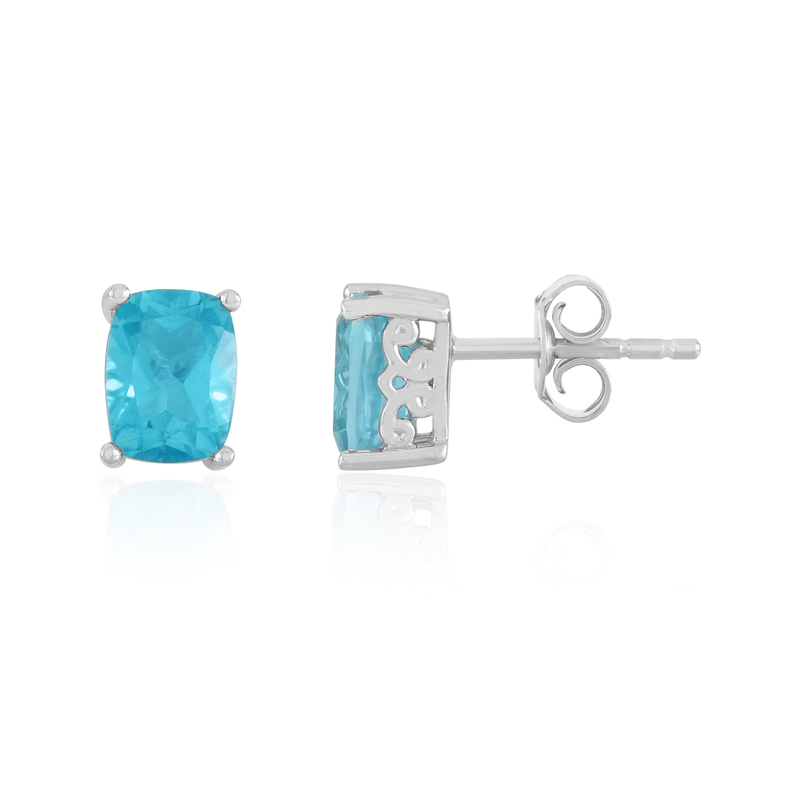 Paraiba-Topas-Silberohrringe (Gems en Vogue) Unkategorisiert online kaufen