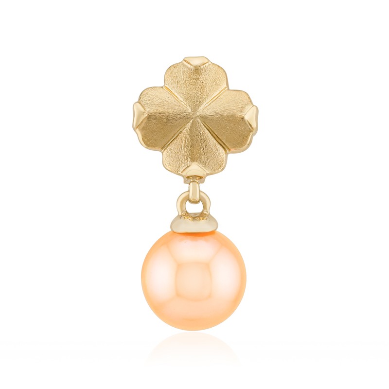 Pfirsichfarbene Süßwasserzuchtperlen-Silberanhänger (TPC) Unkategorisiert online kaufen