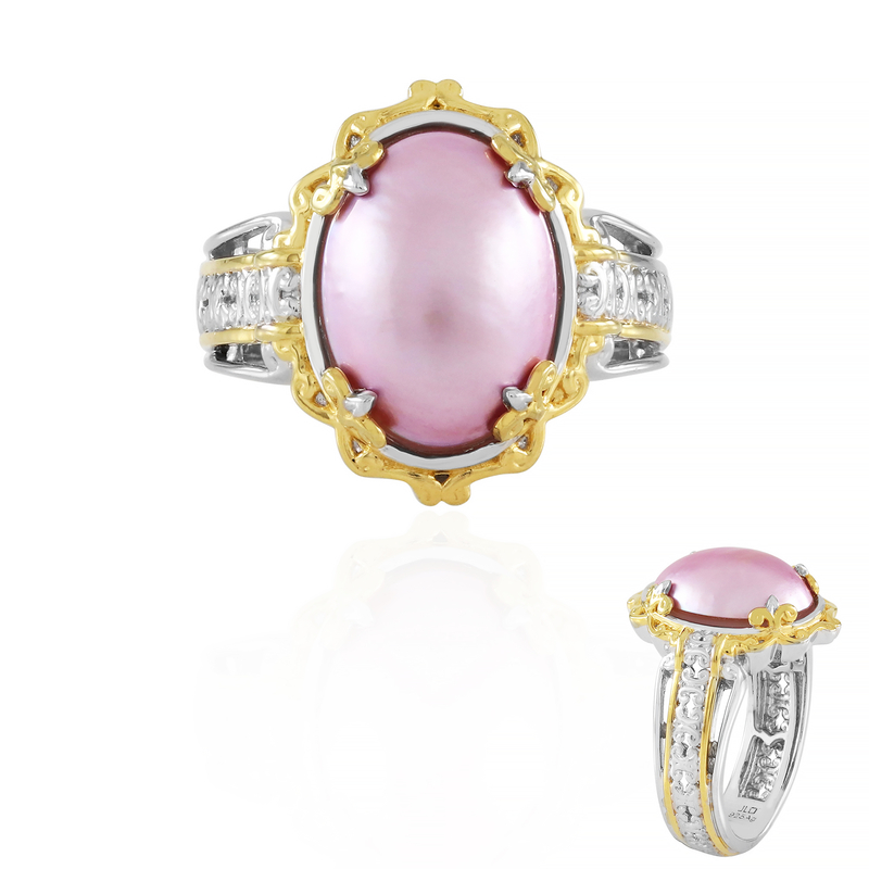 Pinkfarbene Mabe-Perlen-Silberring (Gems en Vogue) Unkategorisiert online kaufen Pinkfarbene Mabe-Perlen-Silberring (Gems en Vogue) Unkategorisiert online kaufen