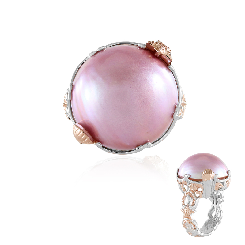 Pinkfarbene Mabe-Perlen-Silberring (Gems en Vogue) Unkategorisiert online kaufen Pinkfarbene Mabe-Perlen-Silberring (Gems en Vogue) Unkategorisiert online kaufen