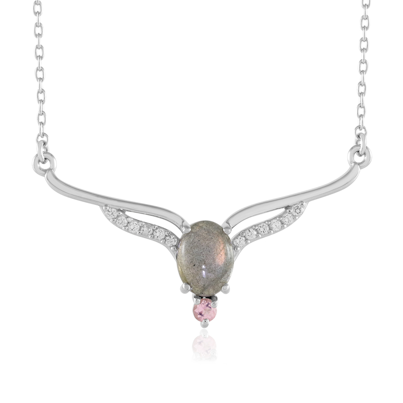 Pinkfarbener Maniry-Labradorit-Silbercollier Unkategorisiert online kaufen Pinkfarbener Maniry-Labradorit-Silbercollier Unkategorisiert online kaufen