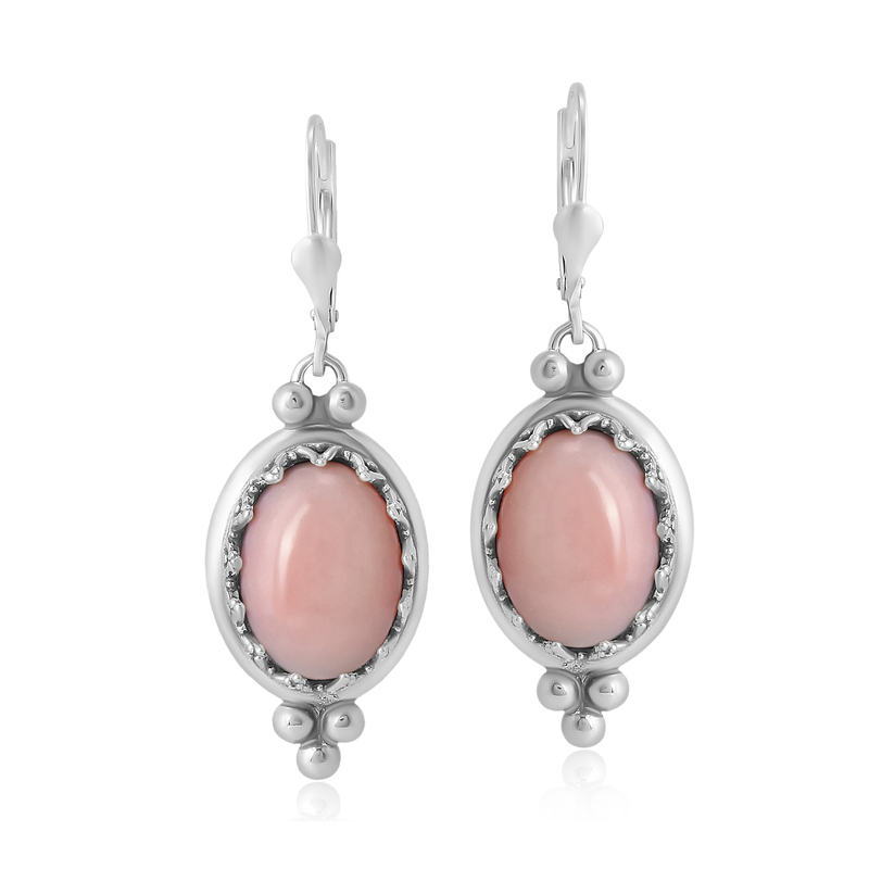 Pinkfarbener Opal-Silberohrringe (Desert Chic) Unkategorisiert online kaufen Pinkfarbener Opal-Silberohrringe (Desert Chic) Unkategorisiert online kaufen