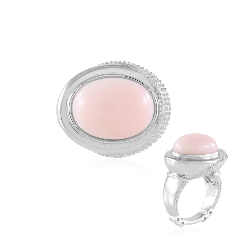 Pinkfarbener Opal-Silberring (Dallas Prince Designs) Unkategorisiert online kaufen