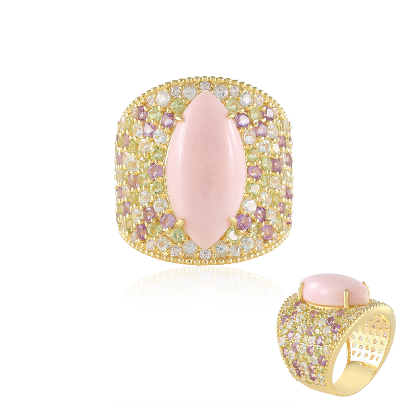 Pinkfarbener Opal-Silberring (de Melo Essence) Unkategorisiert online kaufen