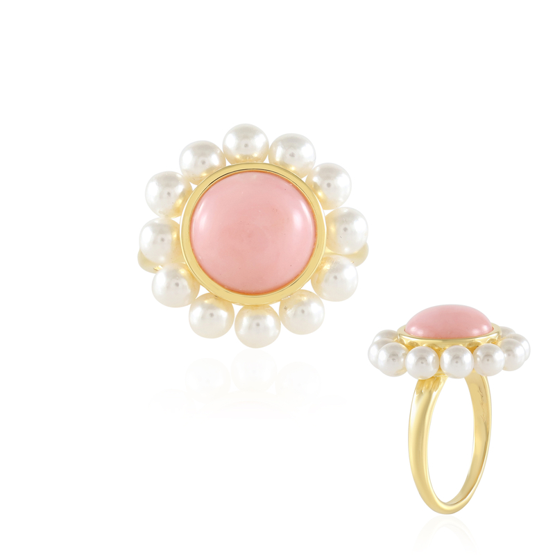 Pinkfarbener Opal-Silberring (de Melo Essence) Unkategorisiert online kaufen