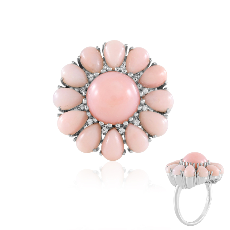 Pinkfarbener Opal-Silberring (de Melo Essence) Unkategorisiert online kaufen