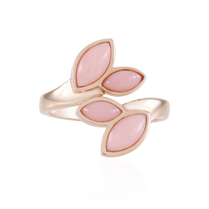 Pinkfarbener Opal-Silberring (KM by Juwelo) Unkategorisiert online kaufen