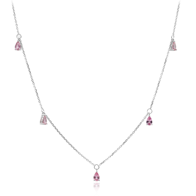 Pinkfarbener Saphir-Goldcollier (CIRARI) Unkategorisiert online kaufen