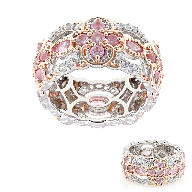 Pinkfarbener Spinell-Silberring (Gems en Vogue) Unkategorisiert online kaufen