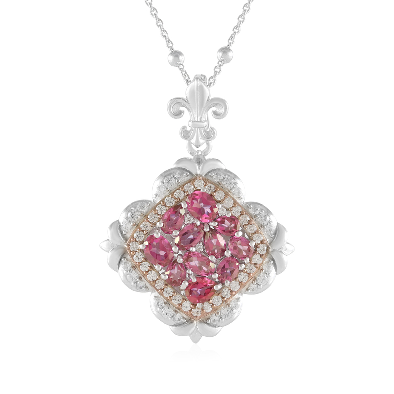 Pinkfarbener Topas-Silberhalskette (Dallas Prince Designs) Unkategorisiert online kaufen Pinkfarbener Topas-Silberhalskette (Dallas Prince Designs) Unkategorisiert online kaufen