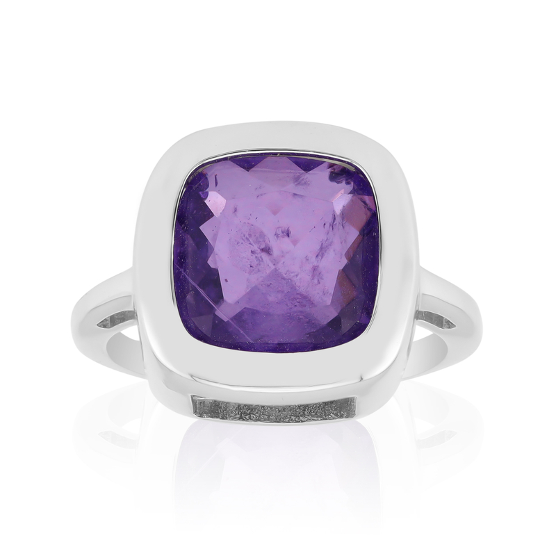 Purpurfarbener Pastell-Quarz-Silberring (MONOSONO COLLECTION) Unkategorisiert online kaufen