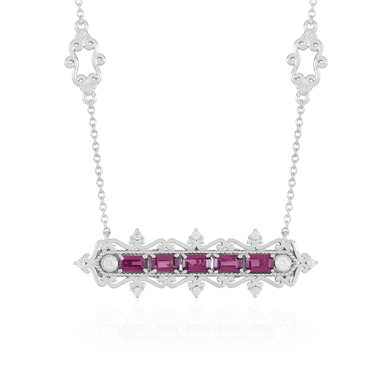Rhodolith-Silbercollier (Dallas Prince Designs) Unkategorisiert online kaufen