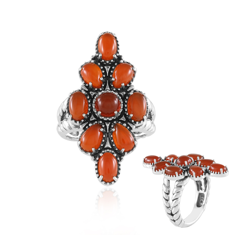 Roter Onyx-Silberring (Desert Chic) Unkategorisiert online kaufen