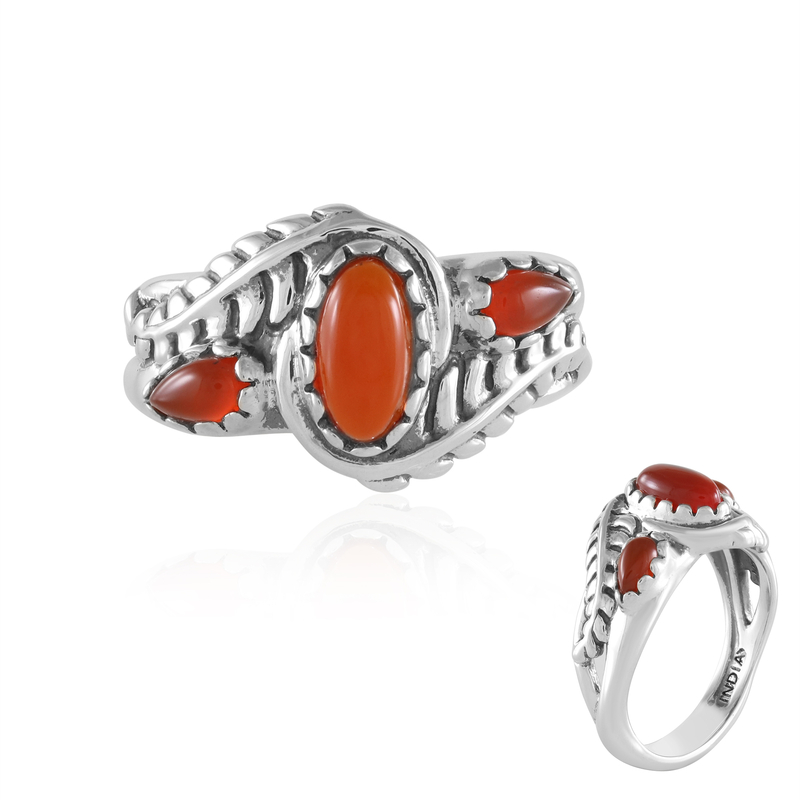 Roter Onyx-Silberring (Desert Chic) Unkategorisiert online kaufen Roter Onyx-Silberring (Desert Chic) Unkategorisiert online kaufen