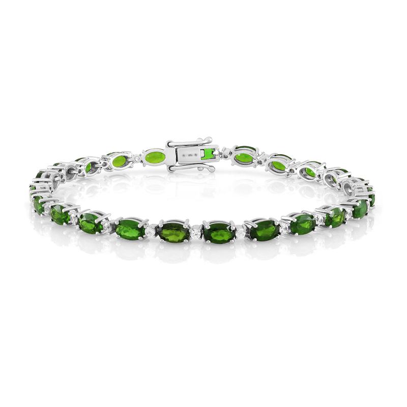 Russischer Diopsid-Silberarmband Unkategorisiert online kaufen