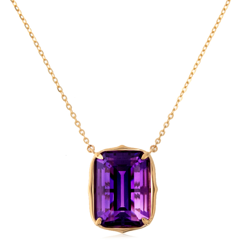 Sambia-Amethyst-Goldcollier (de Melo) Unkategorisiert online kaufen