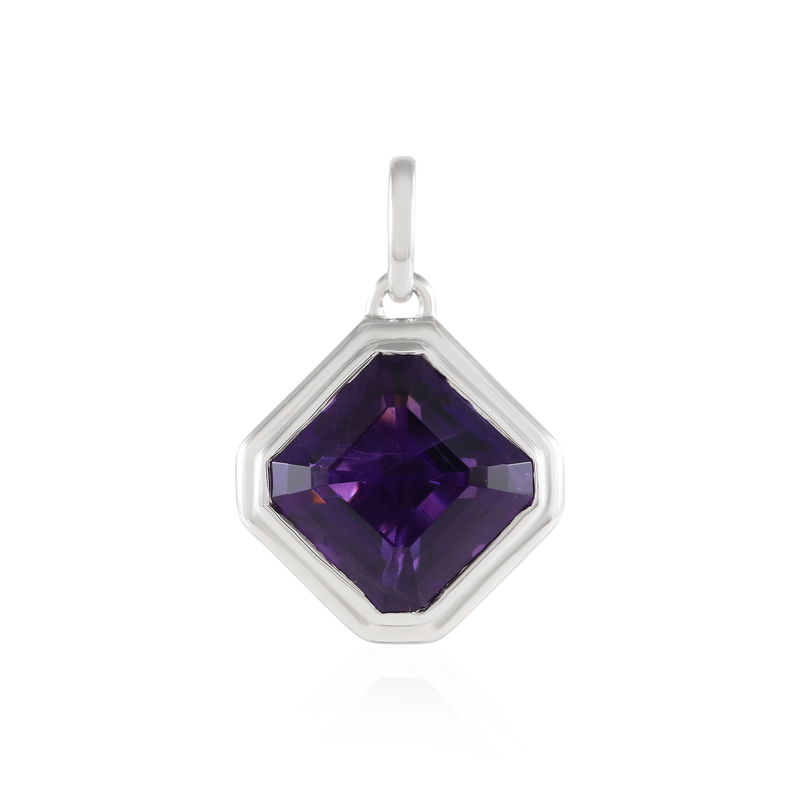 Sambia-Amethyst-Silberanhänger (de Melo) Unkategorisiert online kaufen