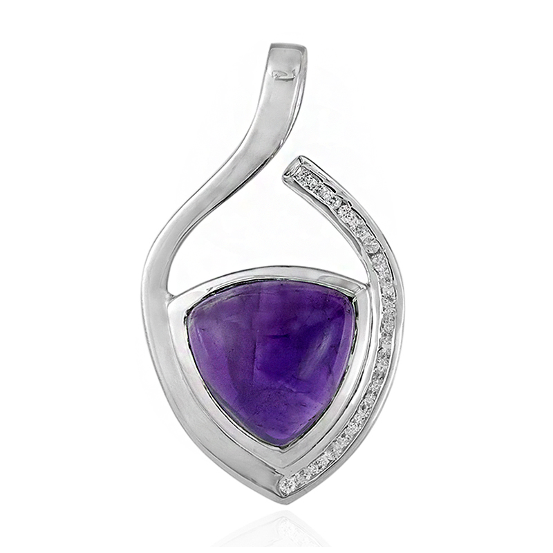 Sambia-Amethyst-Silberanhänger (MONOSONO COLLECTION) Unkategorisiert online kaufen