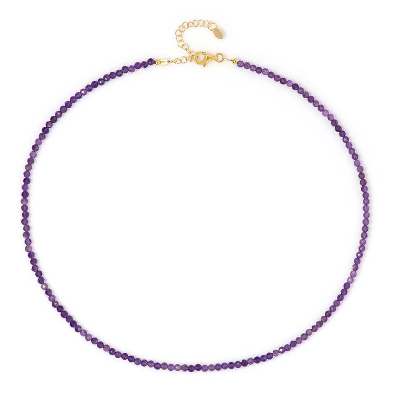 Sambia-Amethyst-Silberhalskette Unkategorisiert online kaufen
